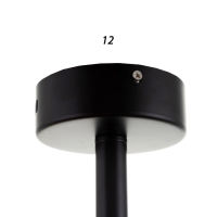 Люстра с ПДУ 2299/7WT LED 136Вт 3000-6000К белый 77х77х18 см BayerLux