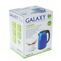 Чайник электрический Galaxy GL 0307, 1.7 л, 2000 Вт, синий