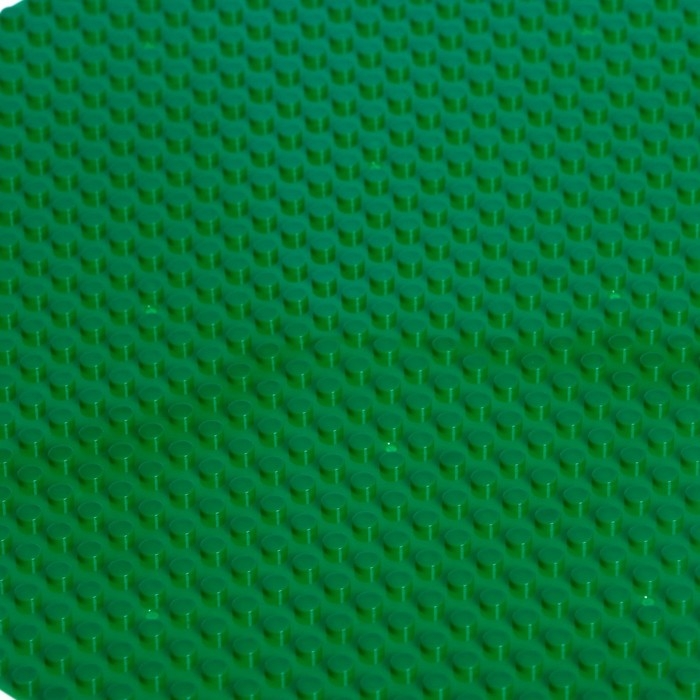 Пластина-основание для конструктора, 25,5 × 25,5 см, цвет зелёный Пластина-основание для конструктора, 25,5 × 25,5 см, цвет зелёный