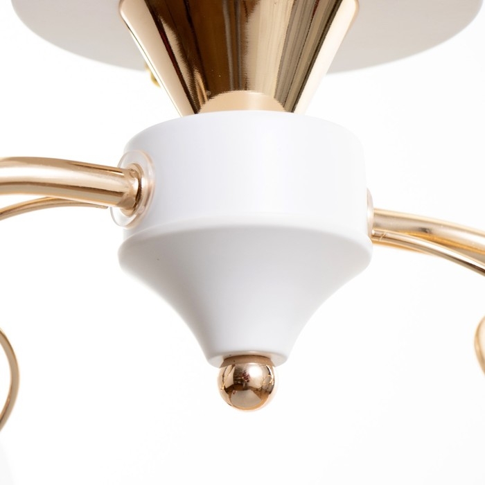 Люстра Люстра "Вива" 2хЕ27 40Вт бело-золотой 56х23х23 см BayerLux