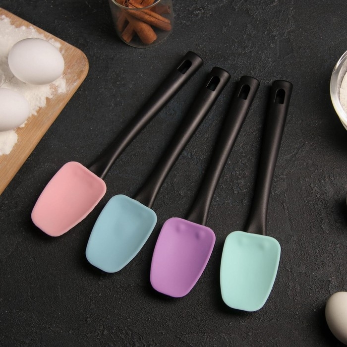 Лопатка Доляна «Контраст», 24,5 см, цвет МИКС Лопатка Доляна «Контраст», 24,5 см, цвет МИКС