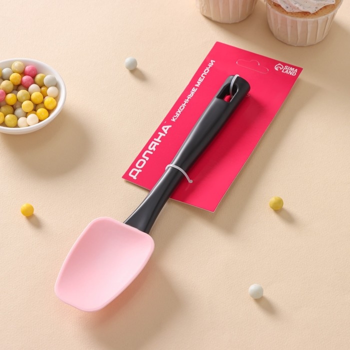 Лопатка Доляна «Контраст», 24,5 см, цвет МИКС Лопатка Доляна «Контраст», 24,5 см, цвет МИКС