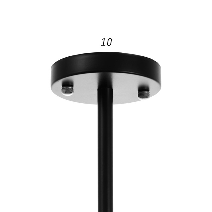 Люстра "Краб" E27 12х40Вт черный 80х80х100 см BayerLux