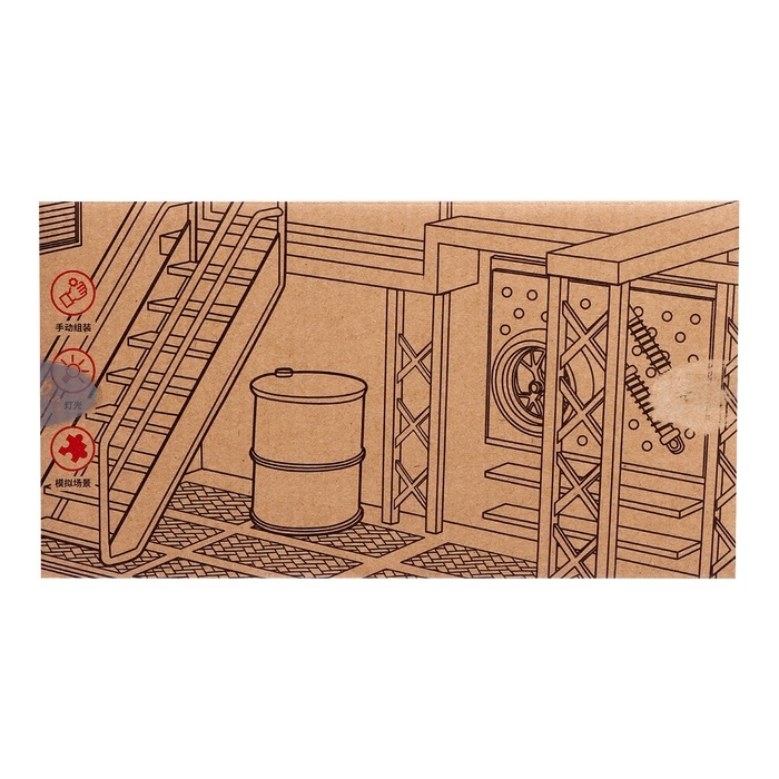 Гараж для машинок, световые эффекты