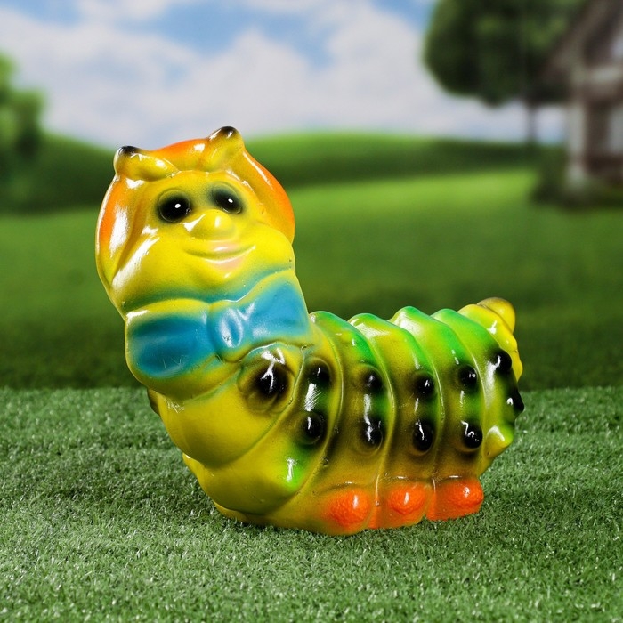 Садовая фигура Садовая фигура "Гусеница в шляпе"