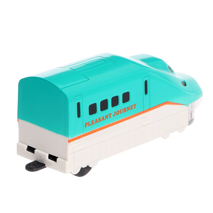 Автотрек железная дорога &laquo;Большое путешествие&raquo;, с машинкой и поездом, перекресток, светофор