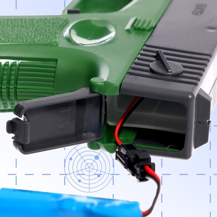 Водный пистолет «Глок», работает от аккумулятора, 22 см.