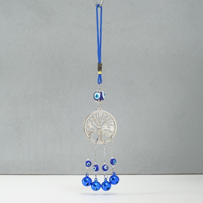 Подвеска от сглаза металл  Подвеска от сглаза металл "Дерево с колокольчиками" 27 см