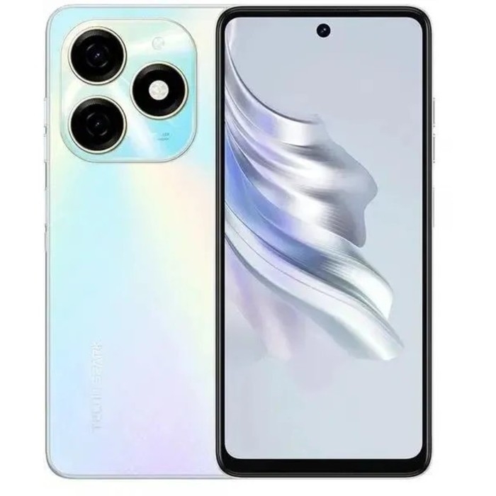 Смартфон TECNO Spark 20, 6.6 Смартфон TECNO Spark 20, 6.6", 8 Гб, 128 Гб, 50 Мп, 32 Мп, 2 sim, 5000 мАч, NFC, белый