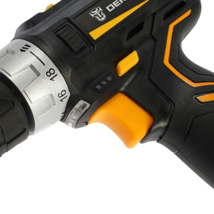 Дрель аккумуляторная Deko GCD12DU3 063-4096, 12 В, 32 Нм, АКБ, d 10 мм, 2 скорости