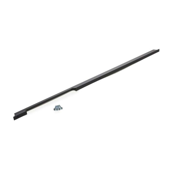 Ручка скоба CAPPIO, алюминий, м/о 768 мм, цвет черный с серой вставкой Ручка скоба CAPPIO, алюминий, м/о 768 мм, цвет черный с серой вставкой