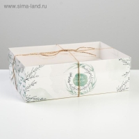Коробка для капкейка, кондитерская упаковка, 6 ячеек «Для тебя», 23 х 16 х 7.5 см