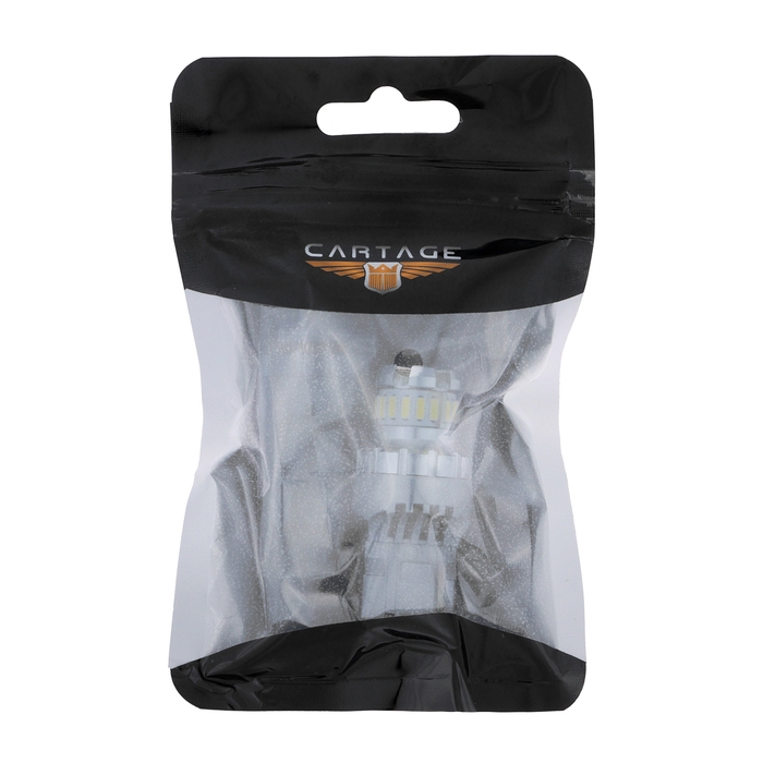 Автолампа светодиодная Cartage, W21W, CANBUS, 12 В, набор 2 шт, белый 6500 К Автолампа светодиодная Cartage, W21W, CANBUS, 12 В, набор 2 шт, белый 6500 К