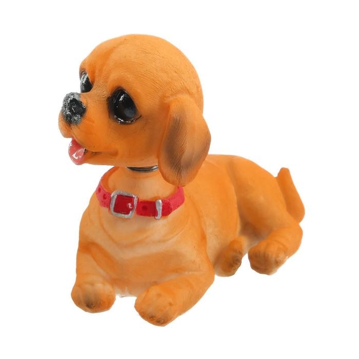 Собака на панель авто, качающая головой, СП15 Собака на панель авто, качающая головой, СП15