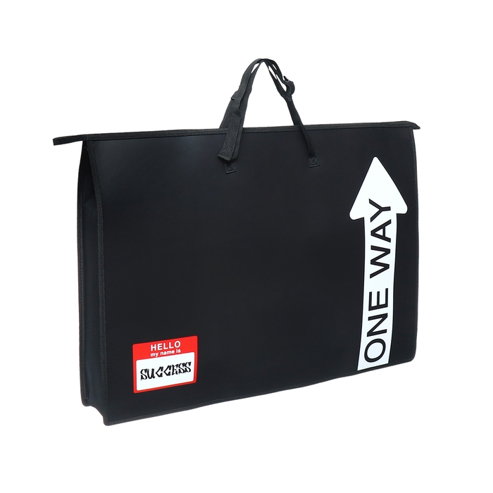 Папка для чертежей и рисунков А2, 650 х 470 х 110 мм, с ручками, пластиковая, молния сверху, Феникс  Папка для чертежей и рисунков А2, 650 х 470 х 110 мм, с ручками, пластиковая, молния сверху, Феникс "Панк"