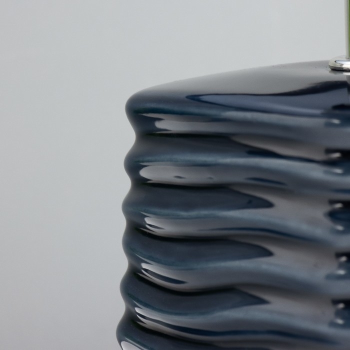 Настольная лампа Настольная лампа "Синбола" E14 40Вт синий 14х14х26,5 см RISALUX