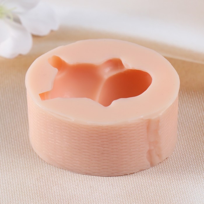 Новогодний молд силикон Новогодний молд силикон "Олень спит" (издел. 6х3,5х3,5 см)