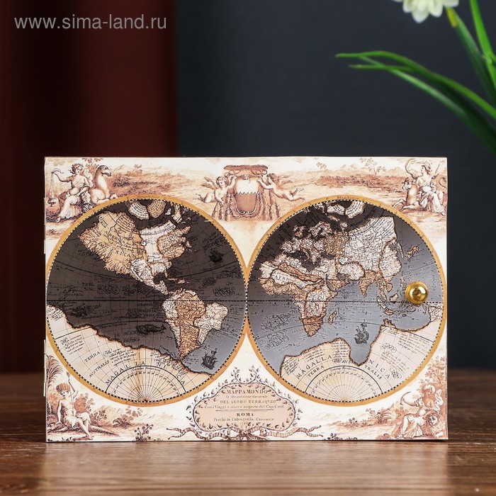 Ключница Ключница "Карта 2" венге 12х17 см