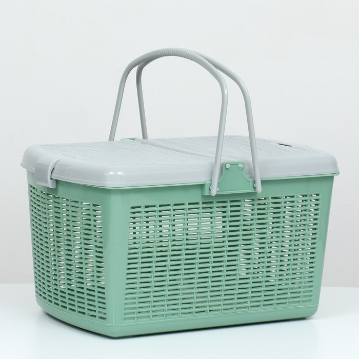 Корзина 47х36х27,5 см, оливковый Корзина 47х36х27,5 см, оливковый