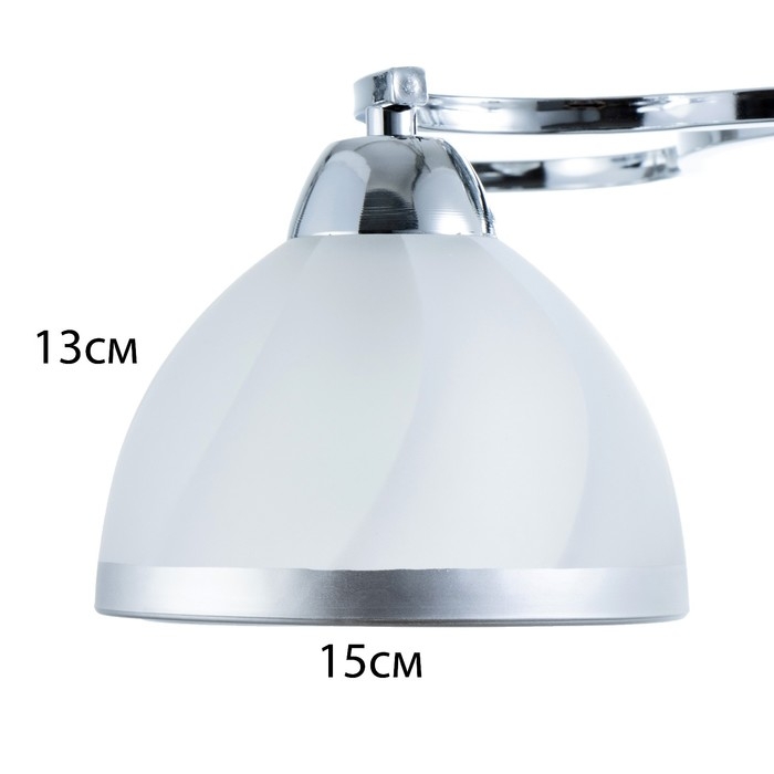 Люстра Люстра "Каспиан" 5хЕ27 40Вт хром 56х56х22 см BayerLux