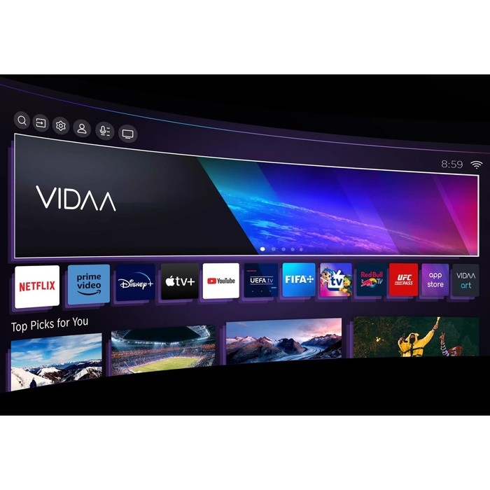 Телевизор Hisense 50A6K , 50 Телевизор Hisense 50A6K , 50", 3840x2160, DVB-T/T2/C/S2, HDMI 3, USB 2, Smart TV, чёрный