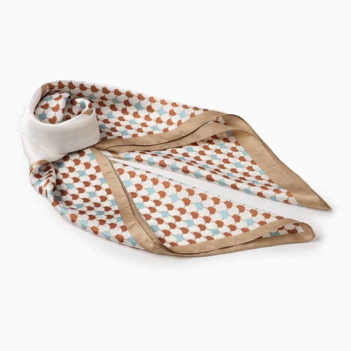 Платок женский MINAKU р-р 70*70 см, цв. молочный Платок женский MINAKU р-р 70*70 см, цв. молочный