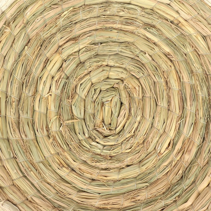 Экологичный лежак для животных (хлопок+рогоз),  30 см, белая Экологичный лежак для животных (хлопок+рогоз),  30 см, белая