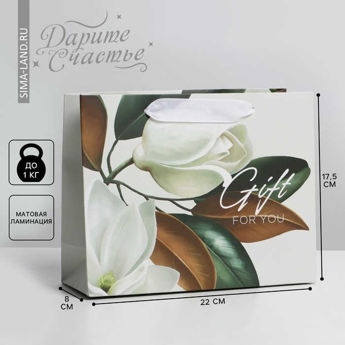 Пакет подарочный ламинированный, упаковка, «Подарок» 22 х 17,5 х 8 см Пакет подарочный ламинированный, упаковка, «Подарок» 22 х 17,5 х 8 см