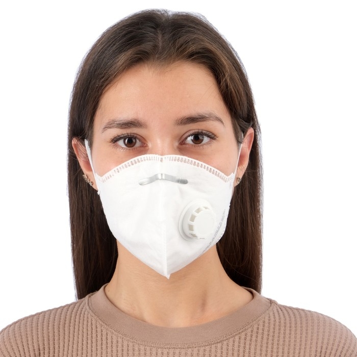 Полумаска фильтрующая складная с клапаном  Полумаска фильтрующая складная с клапаном "Исток" FFP1