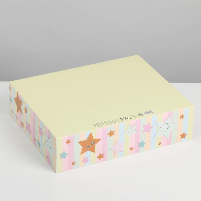 Коробка подарочная, упаковка, «Счастье», 31 х 24.5 х 8 см, БЕЗ ЛЕНТЫ Коробка подарочная, упаковка, «Счастье», 31 х 24.5 х 8 см, БЕЗ ЛЕНТЫ