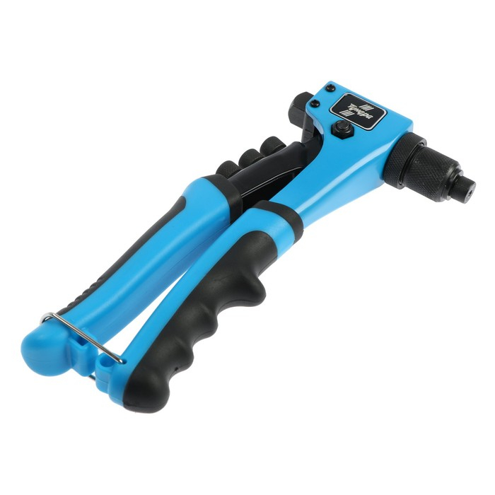 Заклепочник ТУНДРА, 210 мм, 2К рукоятки, заклепки 2.4 - 3.2 - 4 - 4.8 мм Заклепочник ТУНДРА, 210 мм, 2К рукоятки, заклепки 2.4 - 3.2 - 4 - 4.8 мм