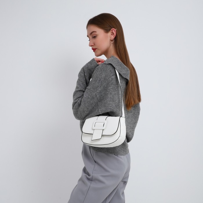 Сумка женская на плечо, цвет белый 25*16*6 см Сумка женская на плечо, цвет белый 25*16*6 см