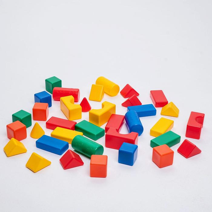 Строительный набор, 36 элементов 6 х 6 см Строительный набор, 36 элементов 6 х 6 см