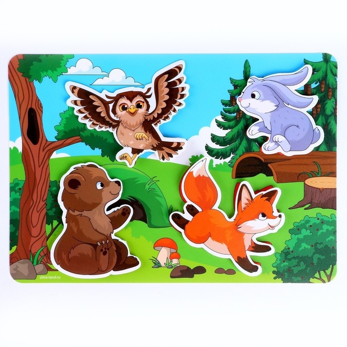 Развивающая игра на липучках «Изучаем животных. Кто где живет?» Развивающая игра на липучках «Изучаем животных. Кто где живет?»