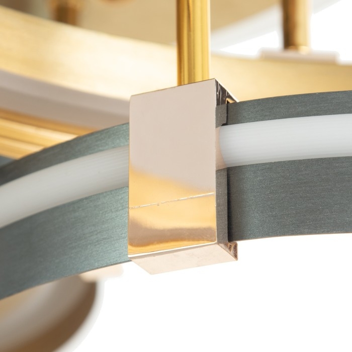 Светильник Светильник "Мейри" 4xLED 204Вт золото-серебро 80х60х18 см BayerLux