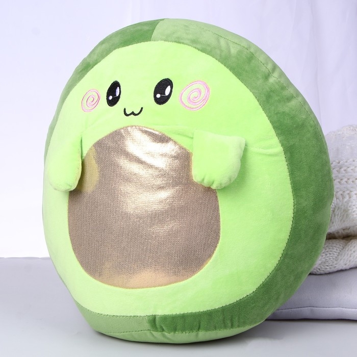 Мягкая игрушка-подушка Мягкая игрушка-подушка "Авокадо", 30 см