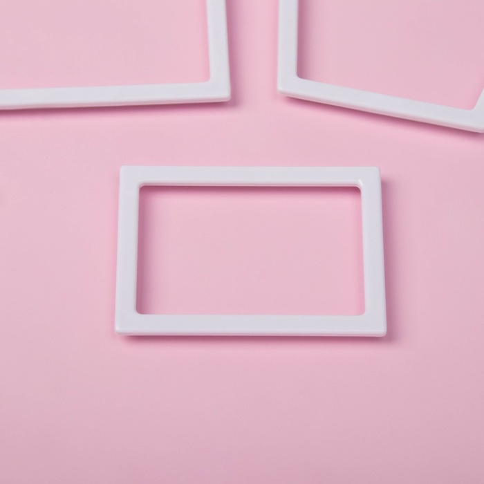 Выемки для теста Доляна «Домик», набор 4 шт, кондитерскин, пластик, белые