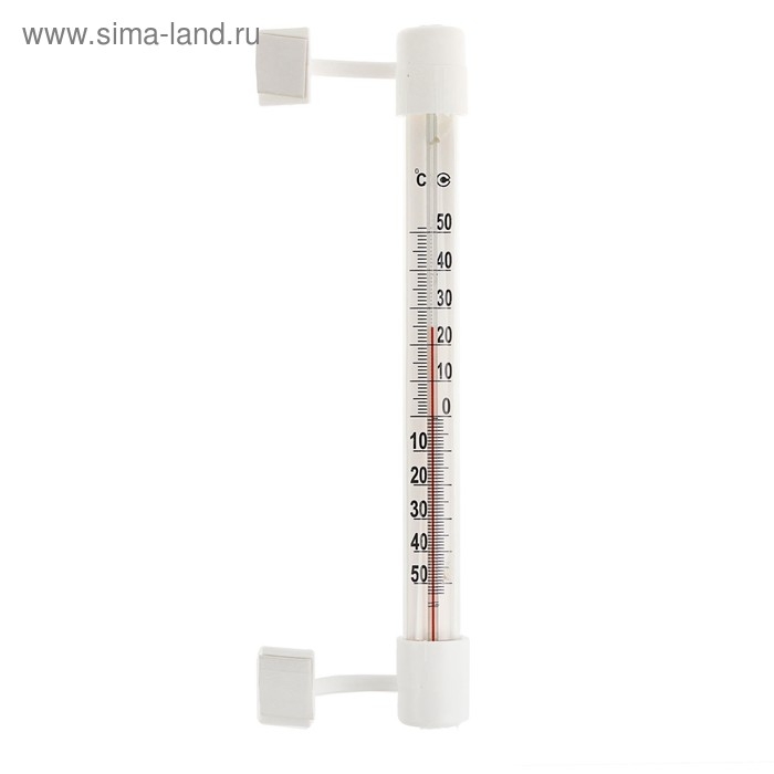 Термометр, градусник уличный, на окно, на липучке, от -50°С до +50°С, 21 х 6.5 см Термометр, градусник уличный, на окно, на липучке, от -50°С до +50°С, 21 х 6.5 см