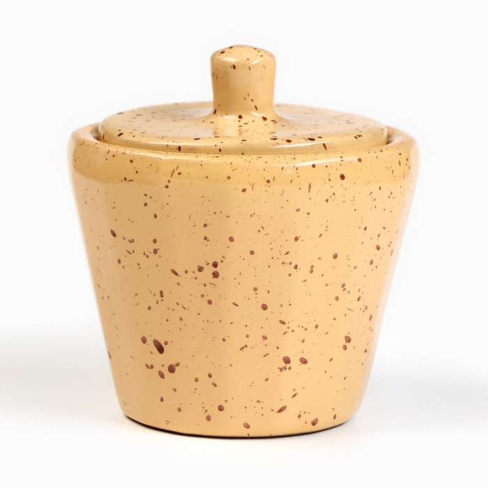 Сахарница Сахарница "Ностальгия кофейная" 0,2л / 9х9см, каракум