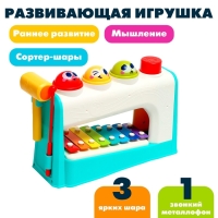 Развивающая игрушка «Стучалка с металлофоном»