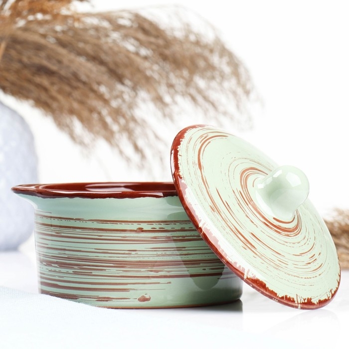 Кастрюля №3, 0,5л / 11х11см, мята Кастрюля №3, 0,5л / 11х11см, мята