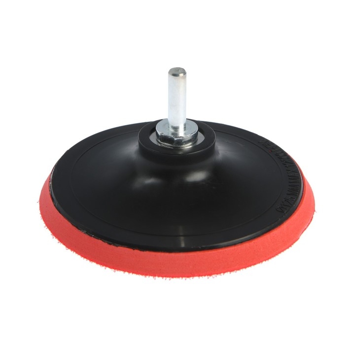 Насадка с липучкой для дрели и УШМ ЛОМ, М14, с адаптером, 125 мм Насадка с липучкой для дрели и УШМ ЛОМ, М14, с адаптером, 125 мм