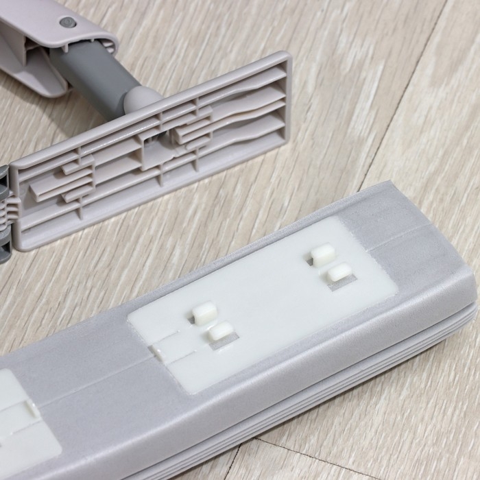 Швабра для мытья пола PVA Raccoon, со складным отжимом, насадка 28×6 см, стальная ручка с 3 секциями 130 см Швабра для мытья пола PVA Raccoon, со складным отжимом, насадка 28×6 см, стальная ручка с 3 секциями 130 см