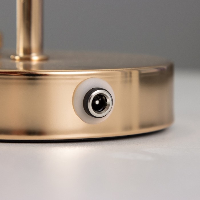 Настольная лампа сенсорная Настольная лампа сенсорная "Джемма" LED 10Вт АКБ золото 20х20х32 см