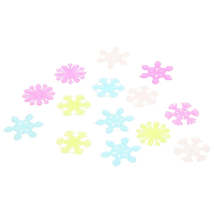 Развивающий игровой набор «Весёлый Новый год», наклейки светятся в темноте Развивающий игровой набор «Весёлый Новый год», наклейки светятся в темноте