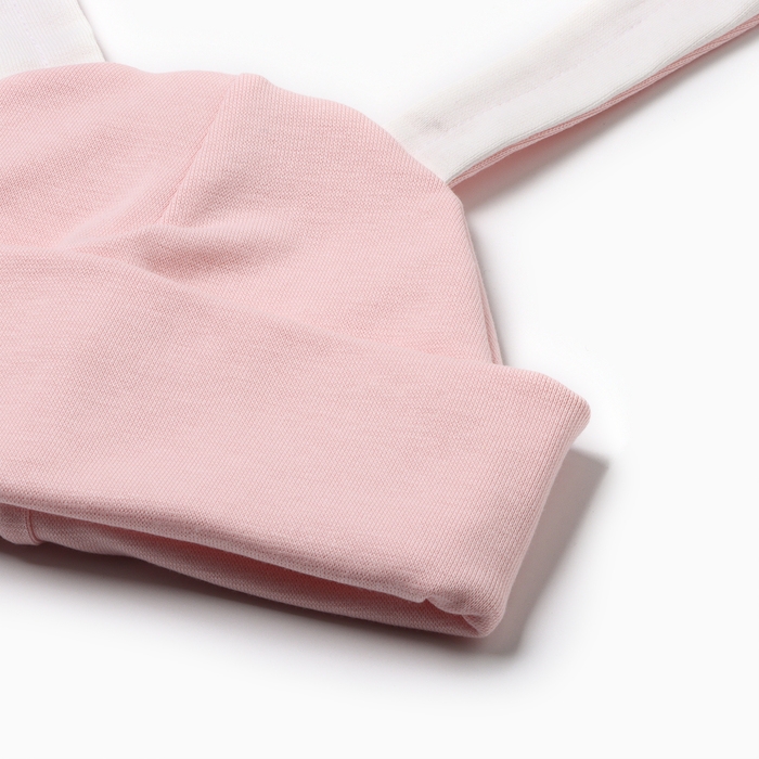 Шапка детская Шапка детская "Banny", цвет пудра, размер 50-54