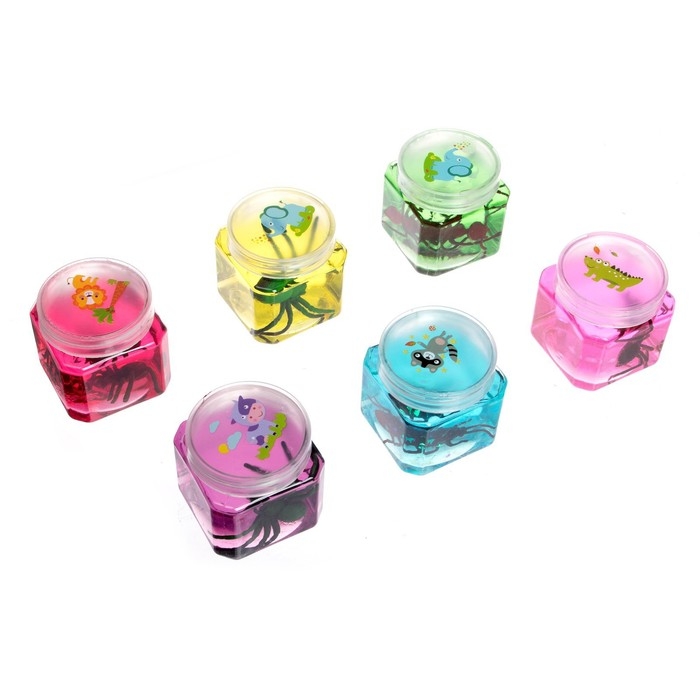 Лизун - слайм «Пауки», цвета МИКС Лизун - слайм «Пауки», цвета МИКС