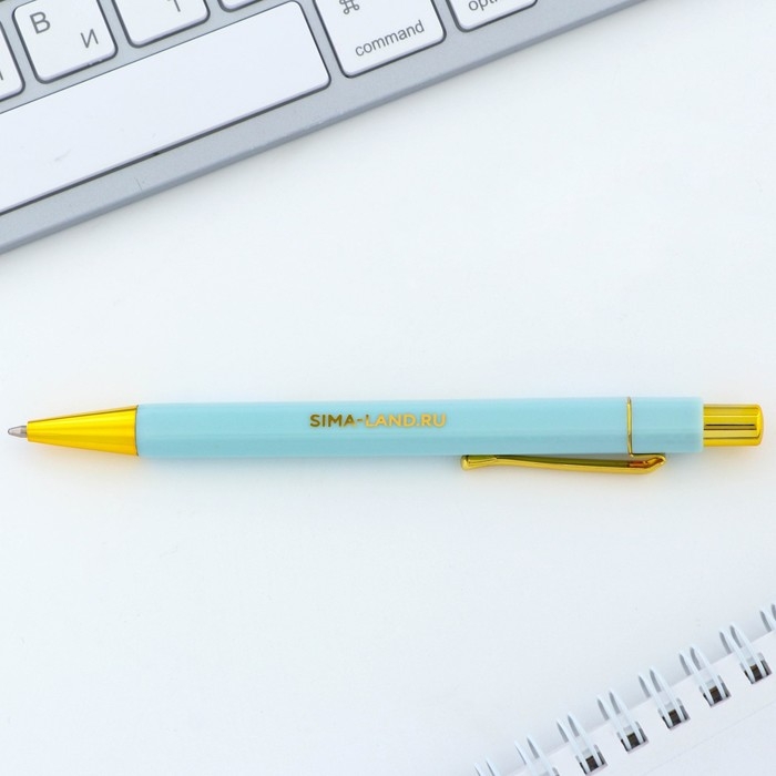 Ручка шариковая синяя паста 0.7 мм «Самая лучшая» пластик с тиснением на корпусе Ручка шариковая синяя паста 0.7 мм «Самая лучшая» пластик с тиснением на корпусе