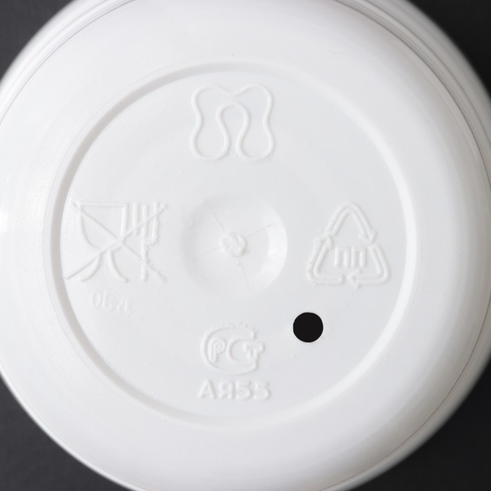 Горшок с поддоном «Классик», 600 мл, цвет белый Горшок с поддоном «Классик», 600 мл, цвет белый