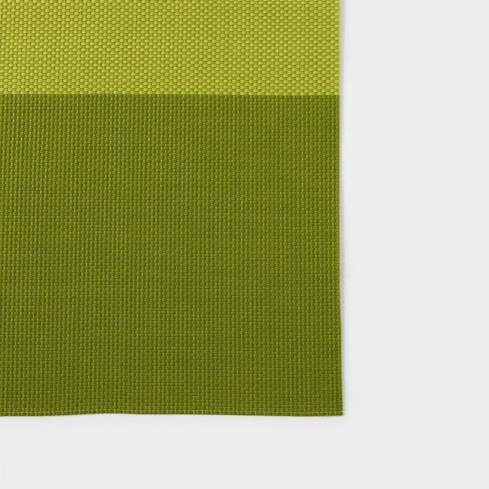 Салфетка сервировочная на стол «Настроение», 45×30 см, цвет зелёный